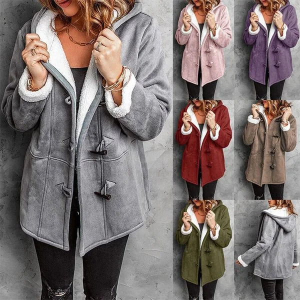 Van Veen | Warme Hoodie met Knopen