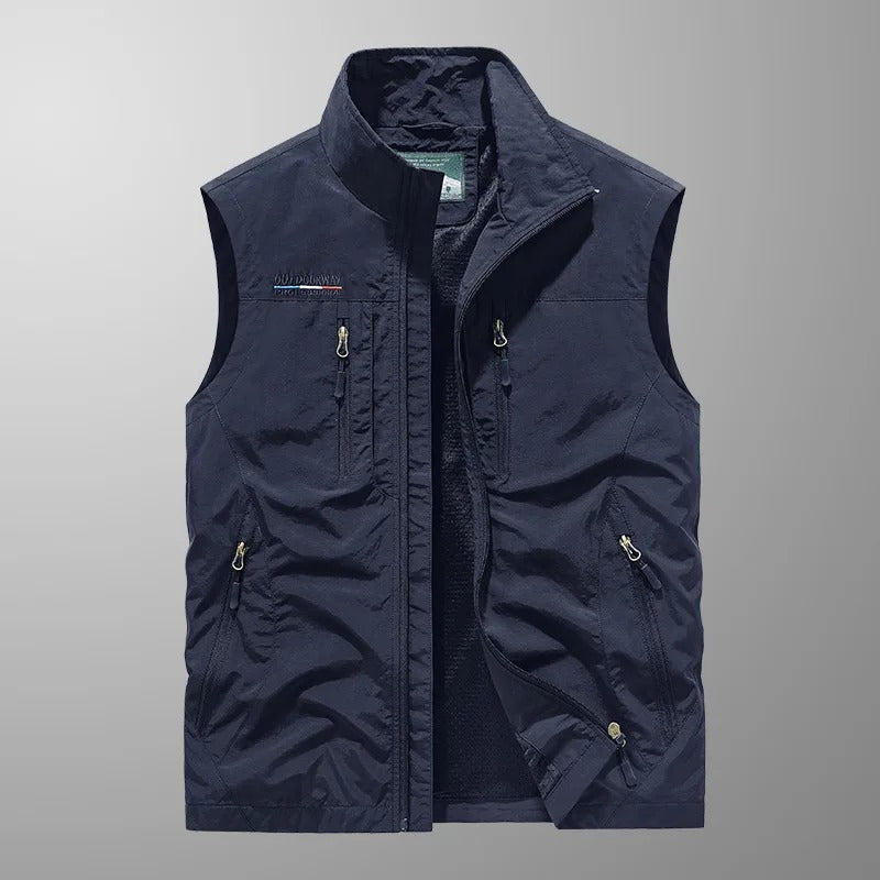 Van Veen | Ademend multifunctioneel gilet met meerdere zakken