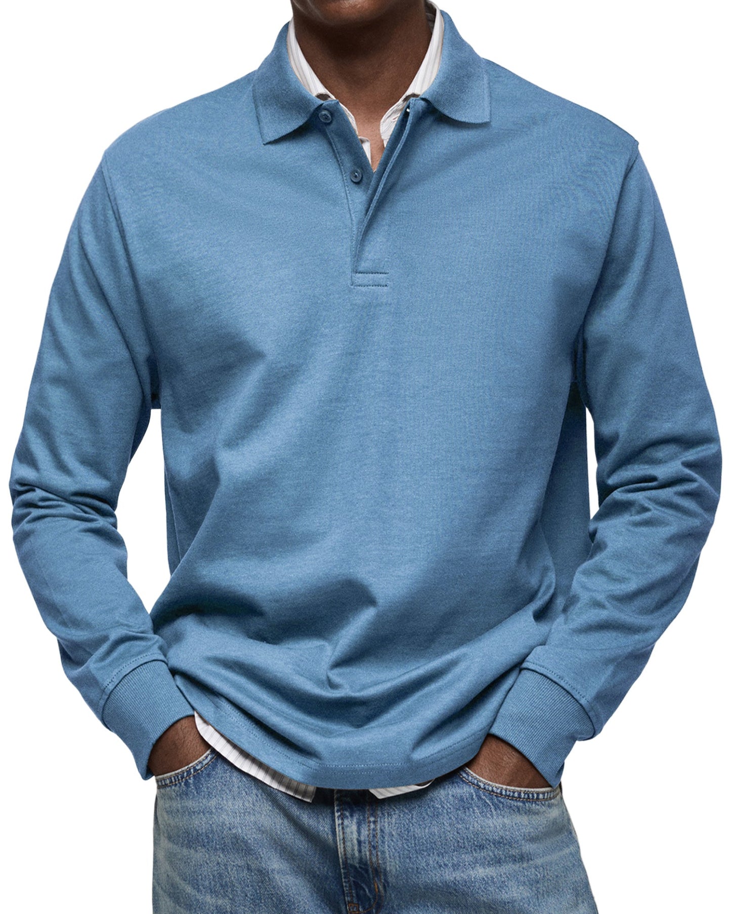 Max | Luxe lange mouwen polo