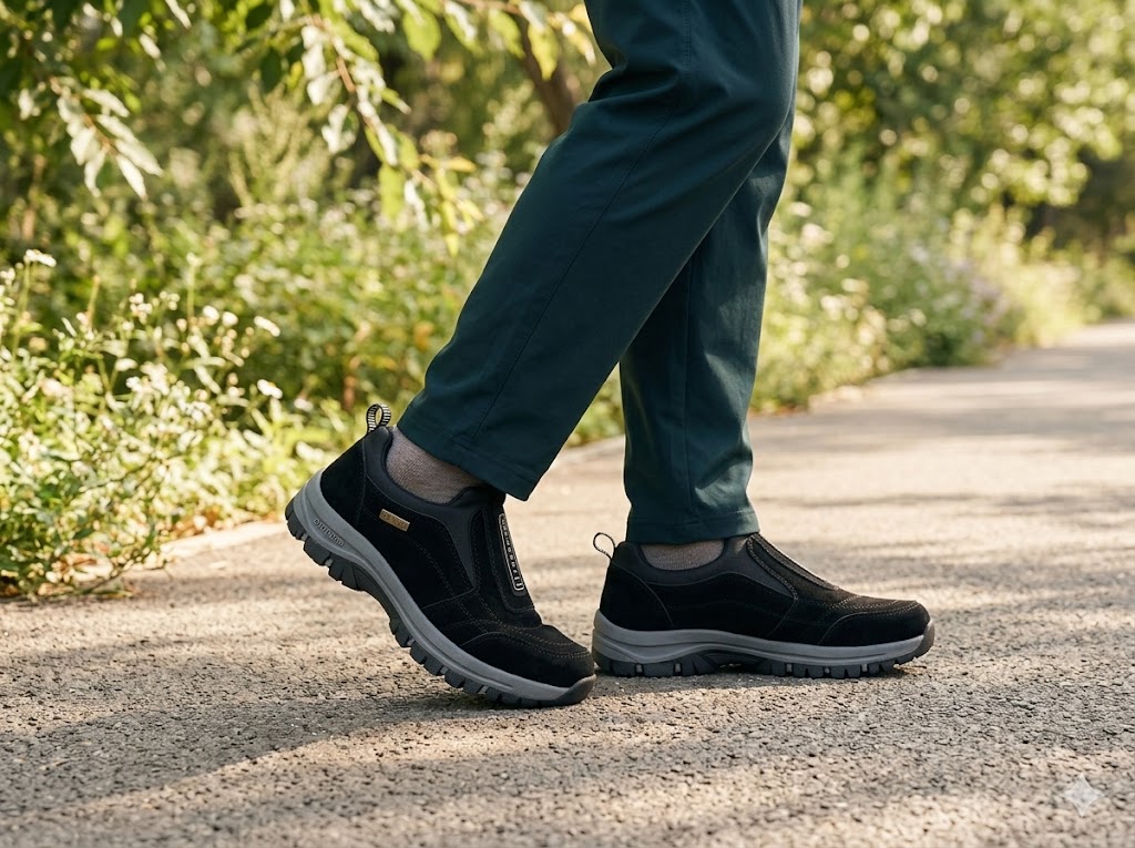 Wandelschoen voor pijnvrije voeten — speciaal voor mensen met brede voeten of voetklachten