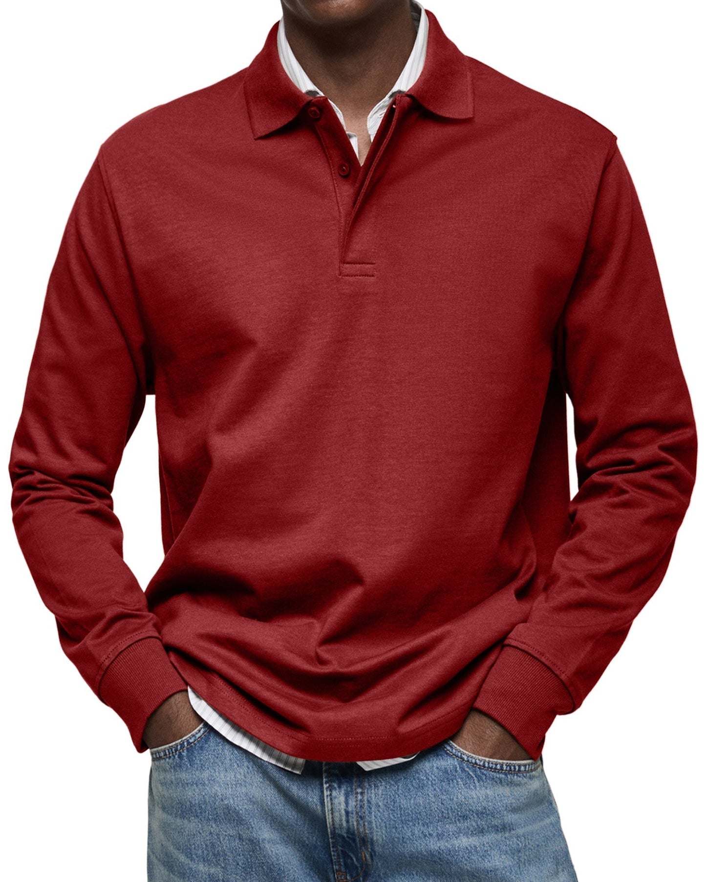 Max | Luxe lange mouwen polo