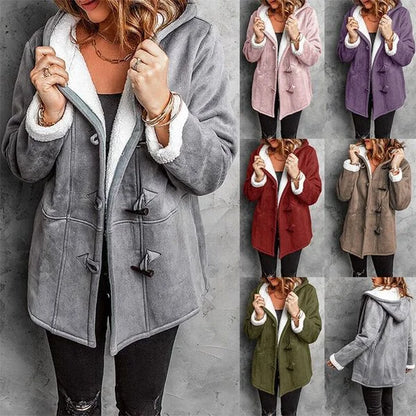 Van Veen | Warme Hoodie met Knopen