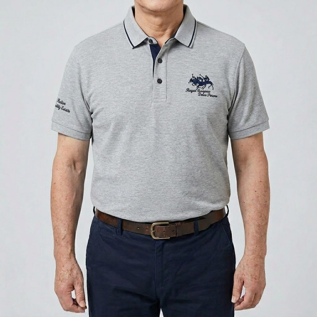 Lovas | Luxe Lichte Polo voor Heren