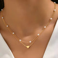 Maëlle – Layered Pearl Necklace