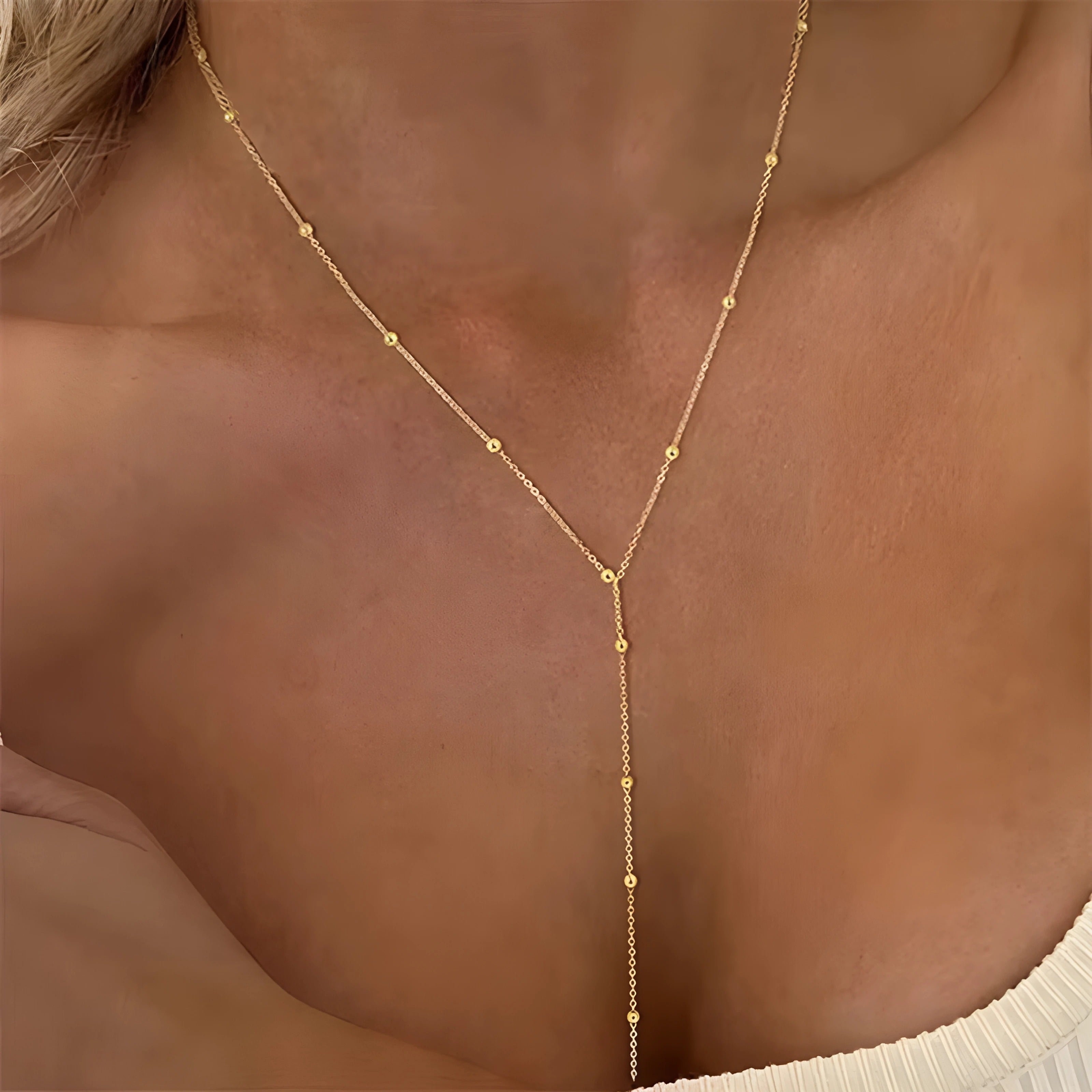 Eulalie – Delicate Y-vormige ketting