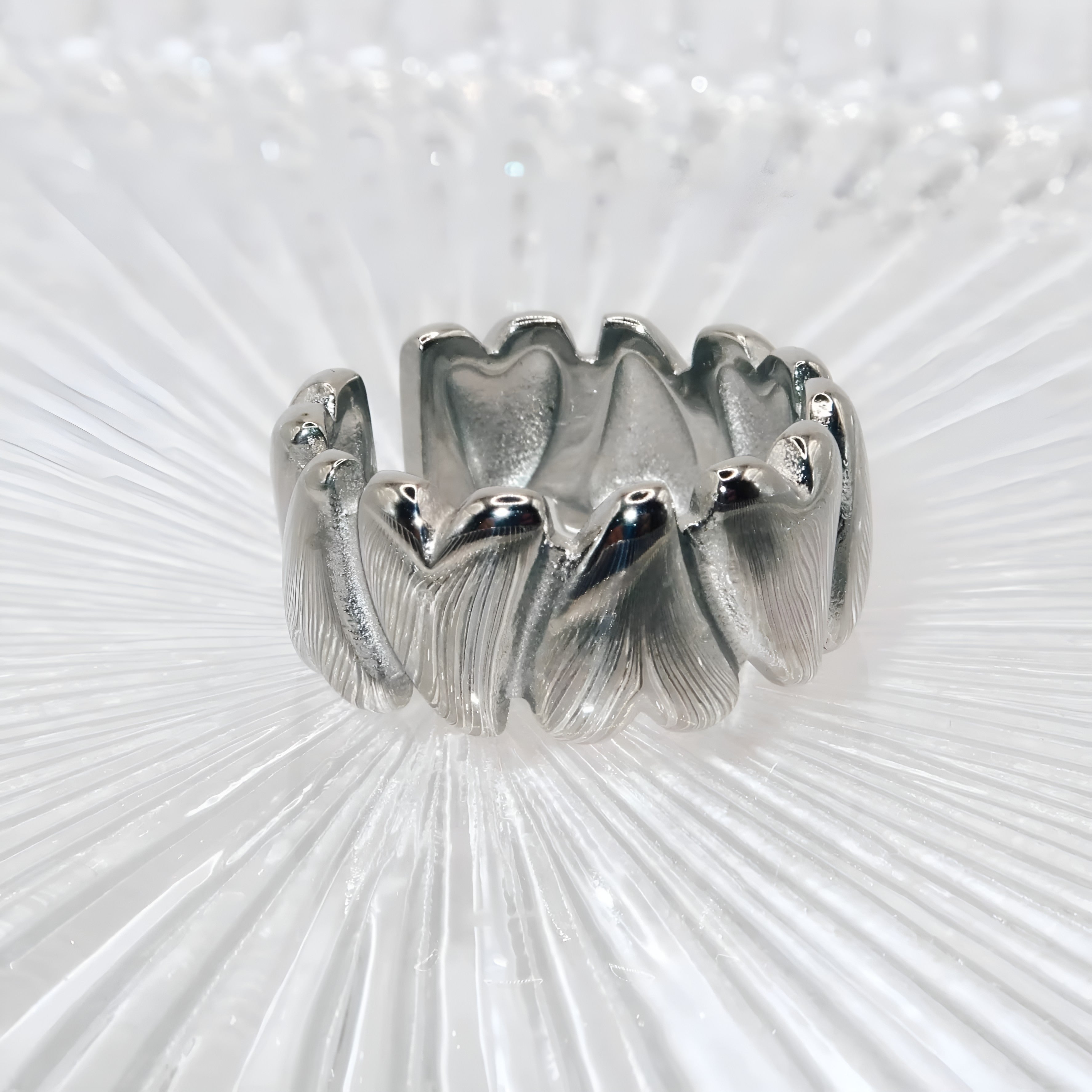 Mélisande – Verstelbare RVS Ring
