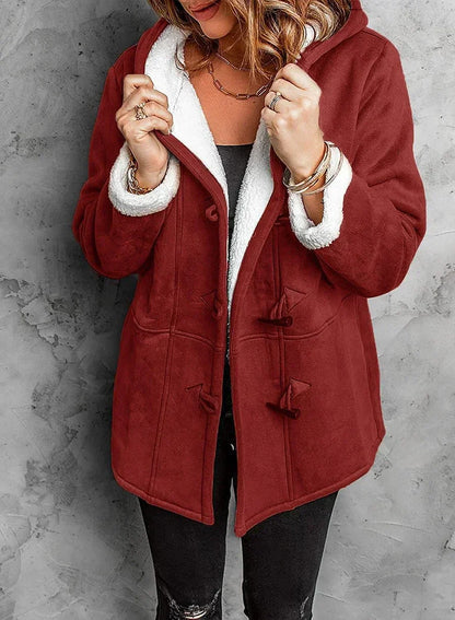 Van Veen | Warme Hoodie met Knopen