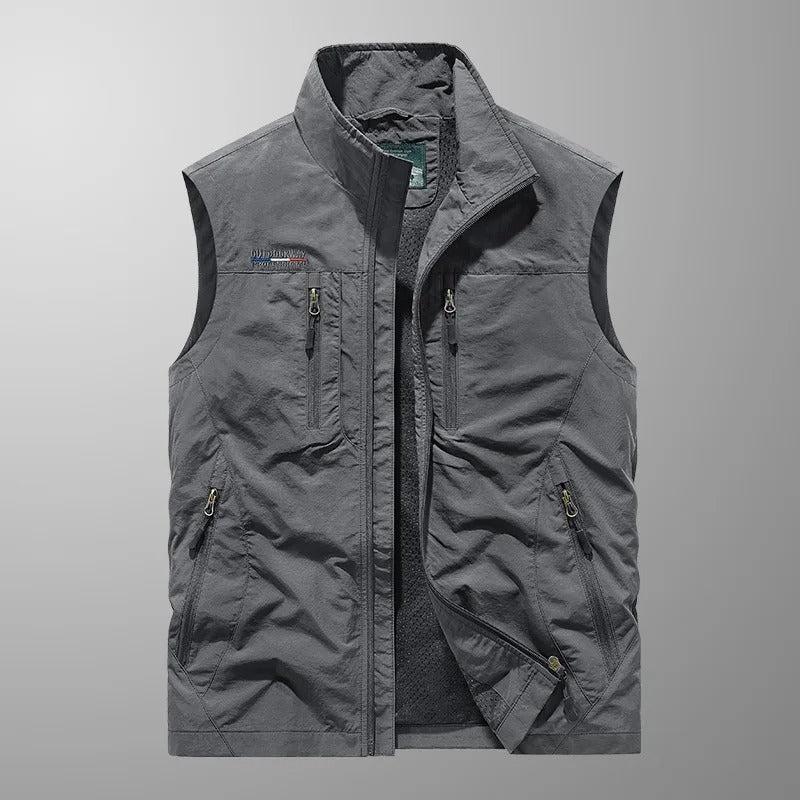 Van Veen | Ademend multifunctioneel gilet met meerdere zakken