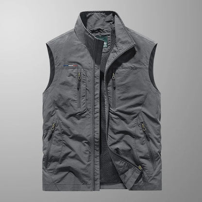 Van Veen | Ademend multifunctioneel gilet met meerdere zakken