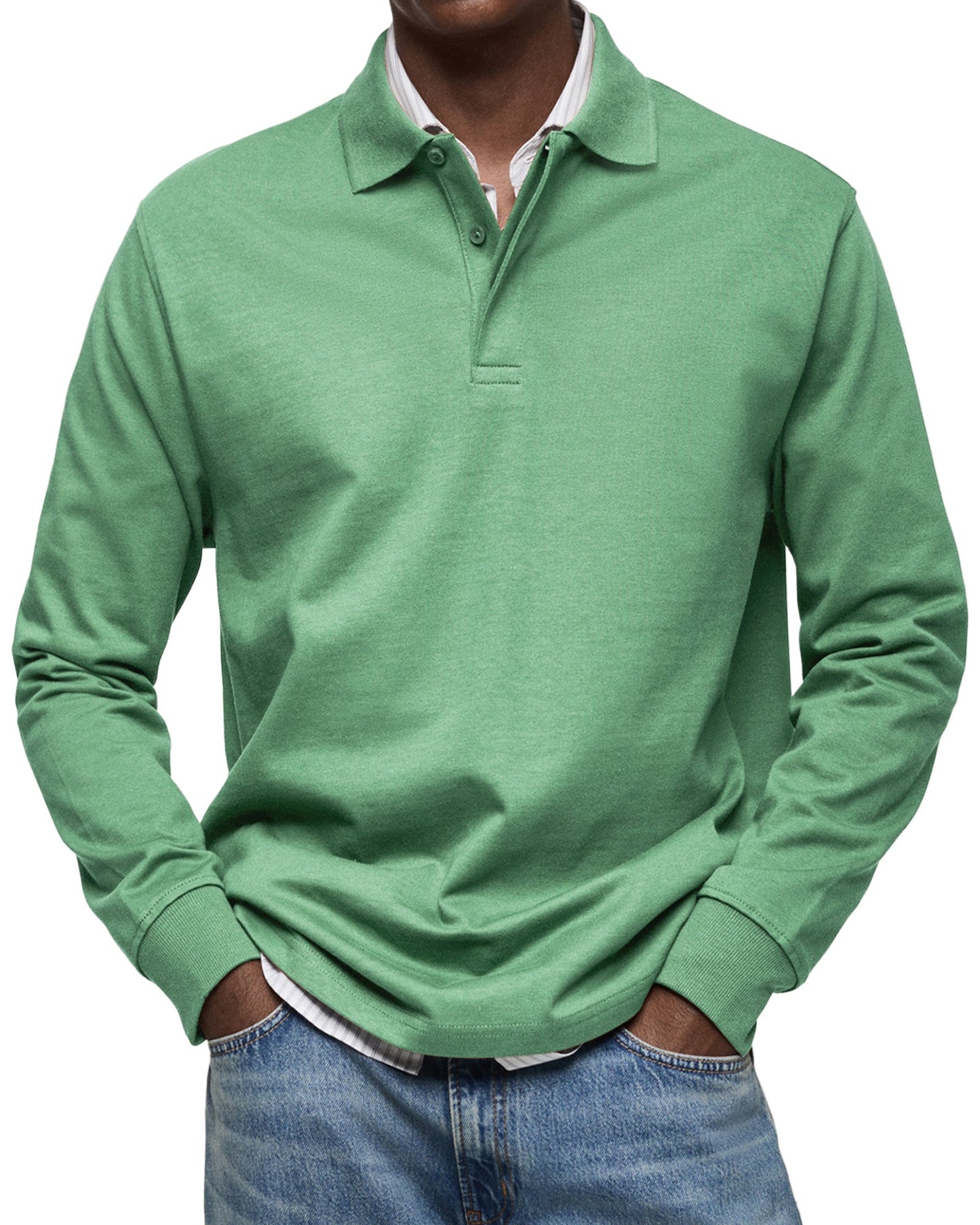 Max | Luxe lange mouwen polo