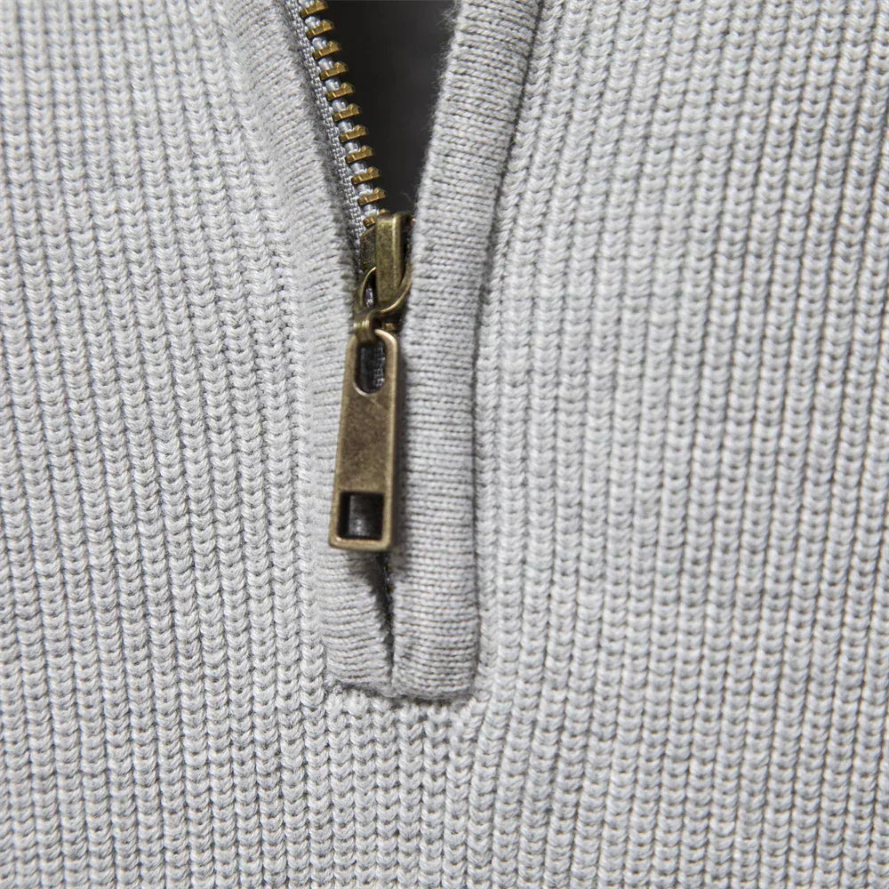 Lovas | Gebreide Zip-Up Trui