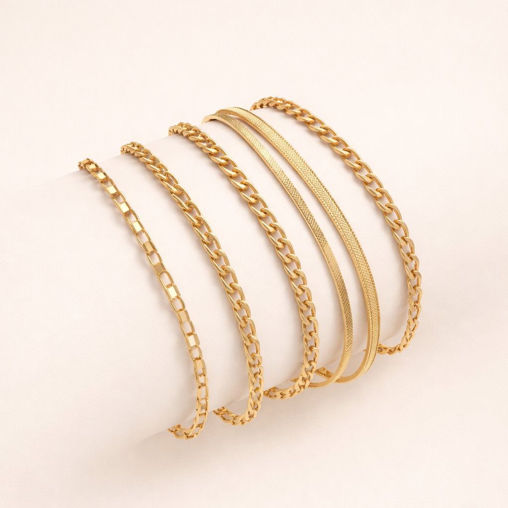 Elise Gouden Armbandenset – Tijdloos en Elegant