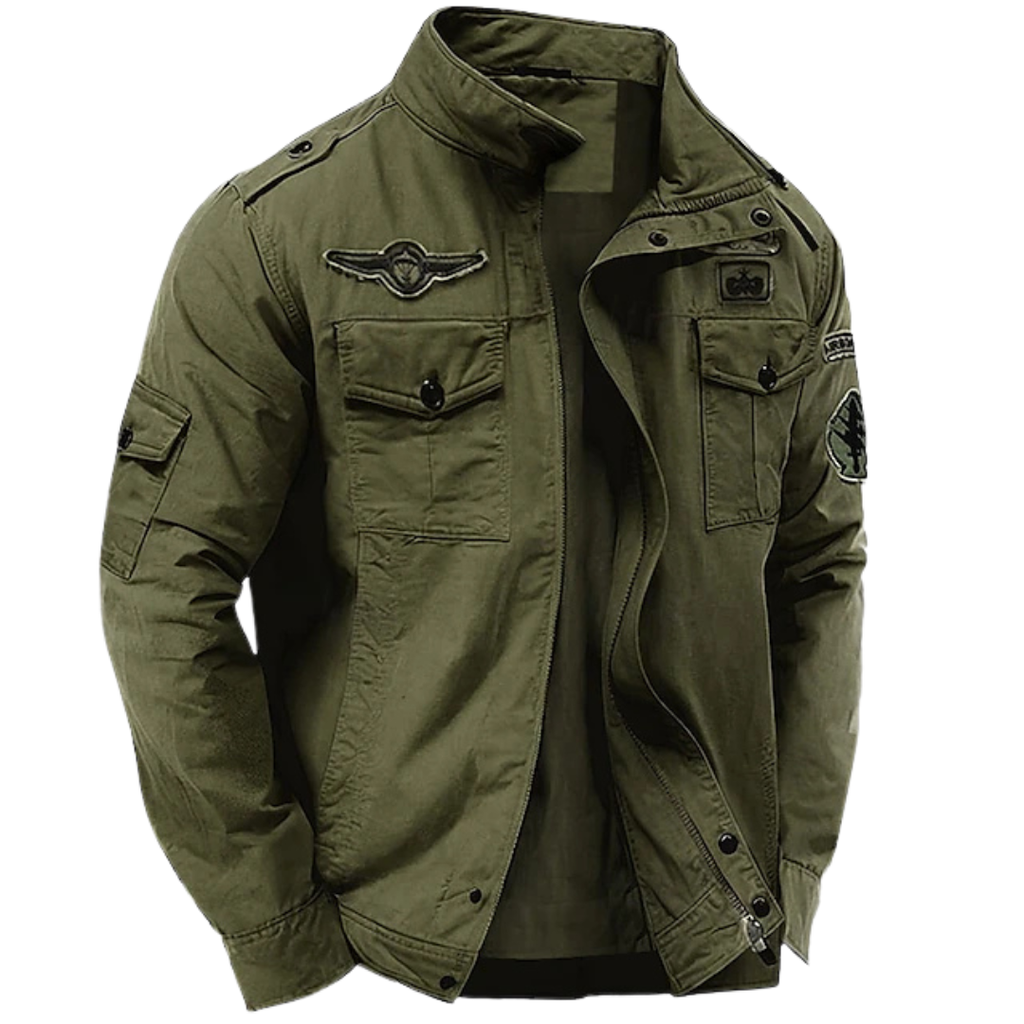 Militaire Cargo Jas | GESTRUCTUREERDE MILITAIRE JAS