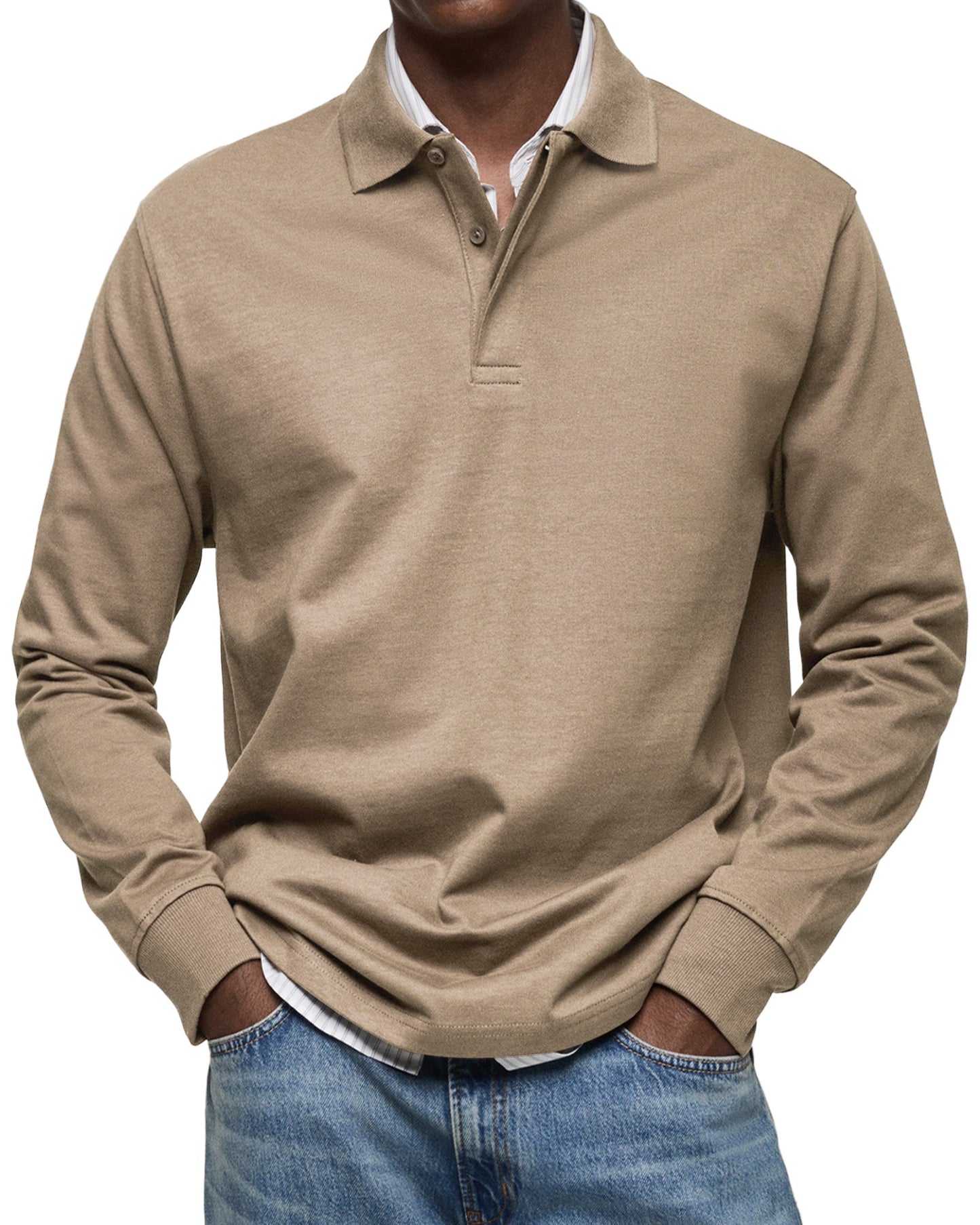 Max | Luxe lange mouwen polo