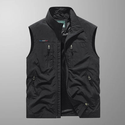 Van Veen | Ademend multifunctioneel gilet met meerdere zakken