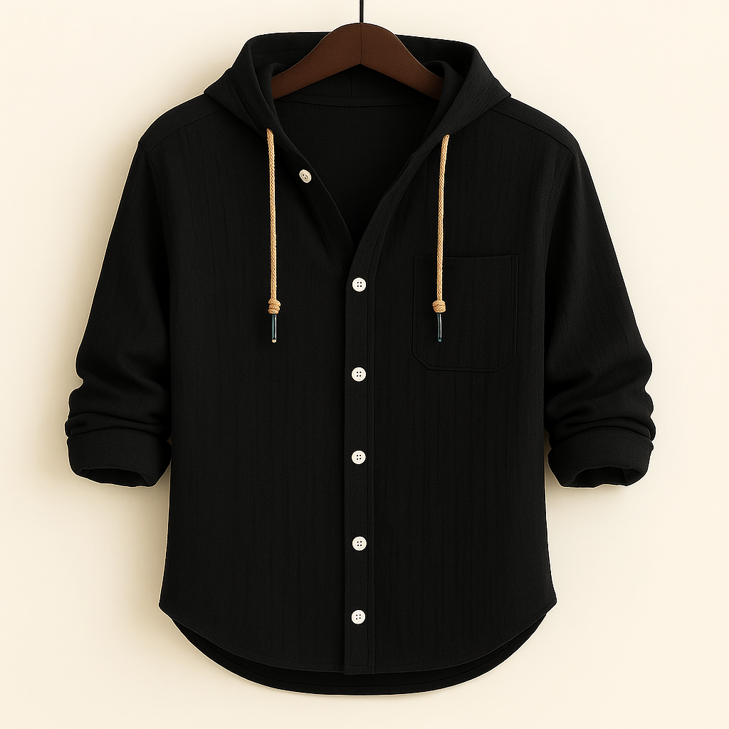 MARIANO | Hooded Shirt for Contemporary Comfort and Versatile Fashion