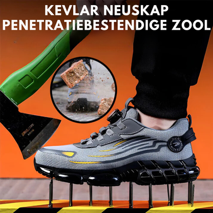 Van Veen Orthopedische S3 Veiligheids-Schoen | Anti-slip | Breed Voetbed
