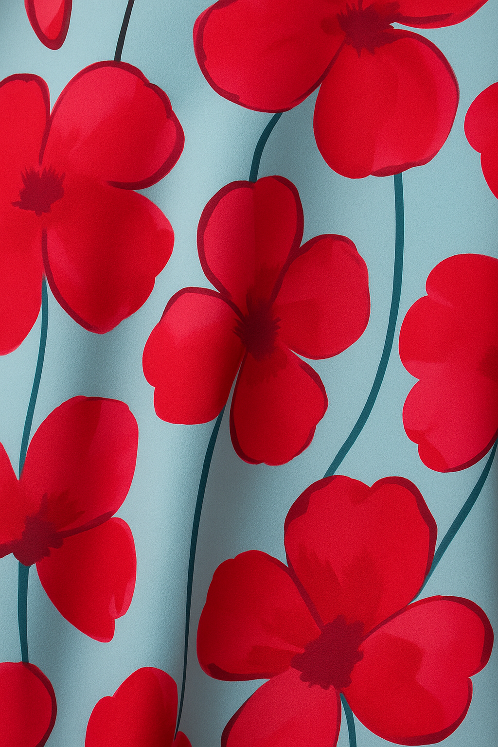 Xenovia – Bloemen Maxi Jurk met V-hals Design