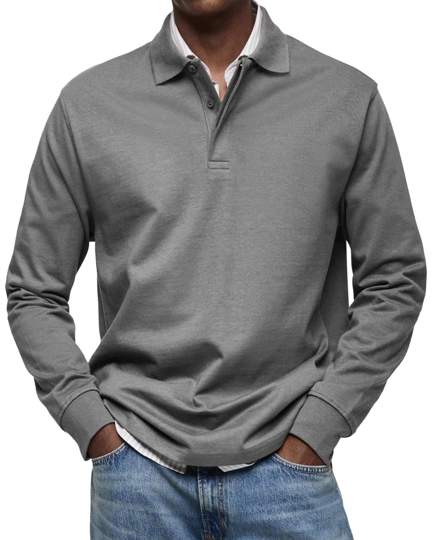 Max | Luxe lange mouwen polo