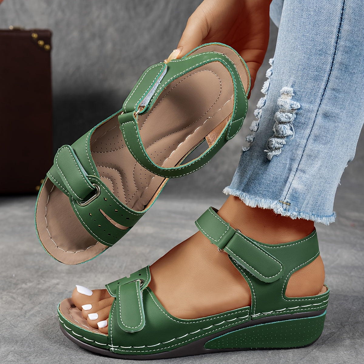 Van Veen – Orthopedische Comfort-Sandalen voor Hielspoor, Brede Voeten & Artrose ( Tijdelijk 1+1 Gratis )