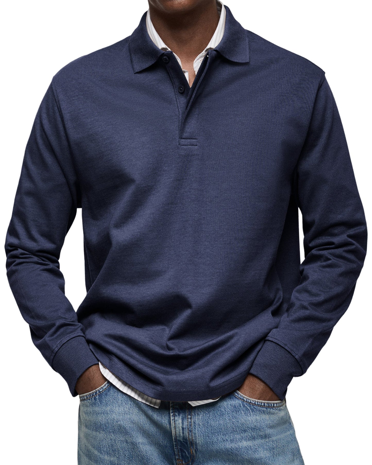 Max | Luxe lange mouwen polo