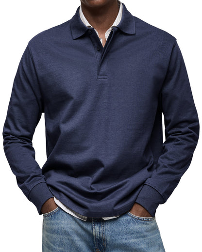 Max | Luxe lange mouwen polo