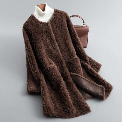 Olivia Couture – Teddy schapenvacht jas