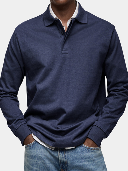 Max | Luxe lange mouwen polo