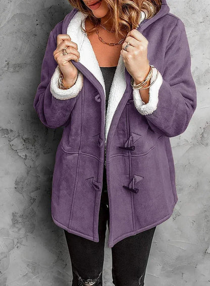Van Veen | Warme Hoodie met Knopen