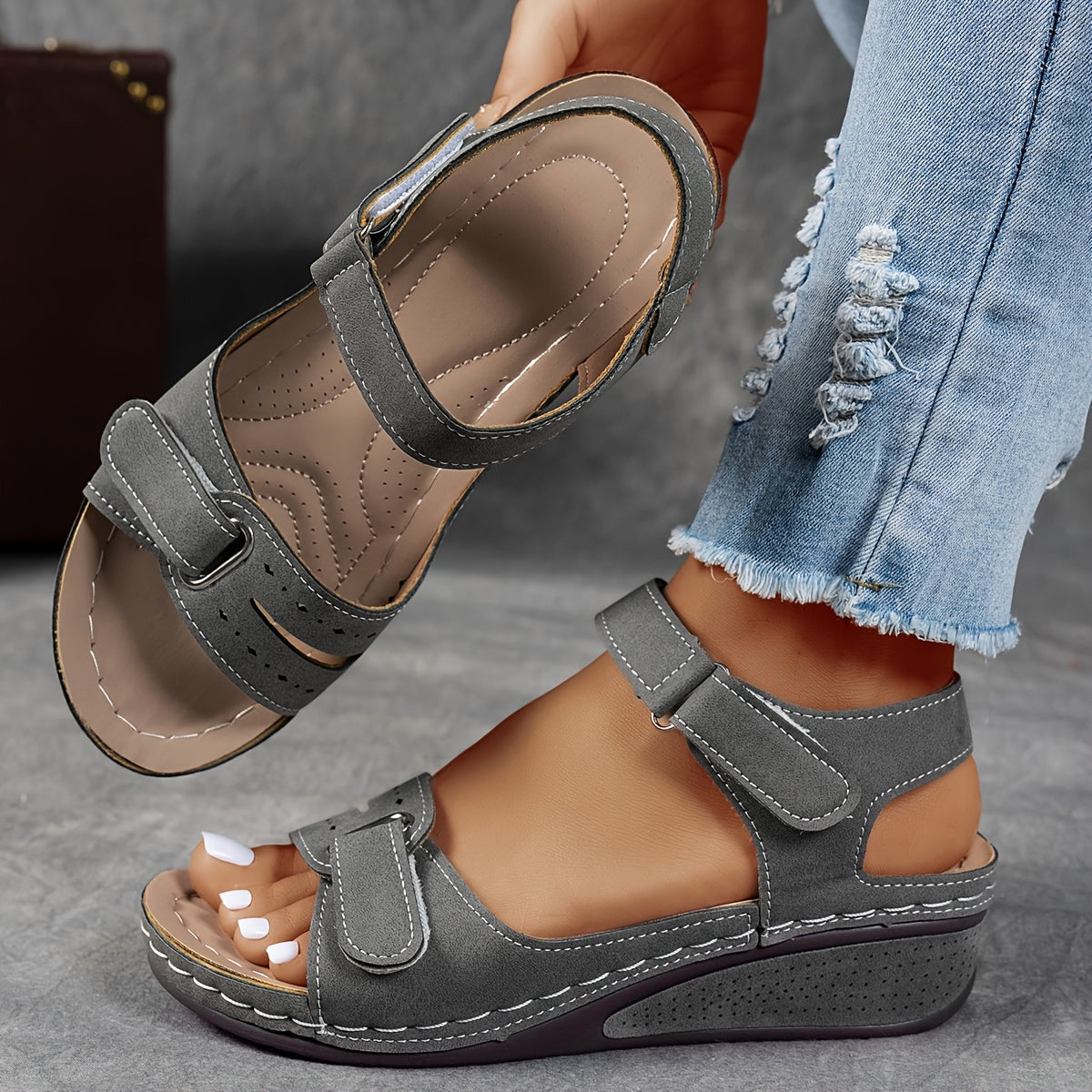 Van Veen – Orthopedische Comfort-Sandalen voor Hielspoor, Brede Voeten & Artrose ( Tijdelijk 1+1 Gratis )