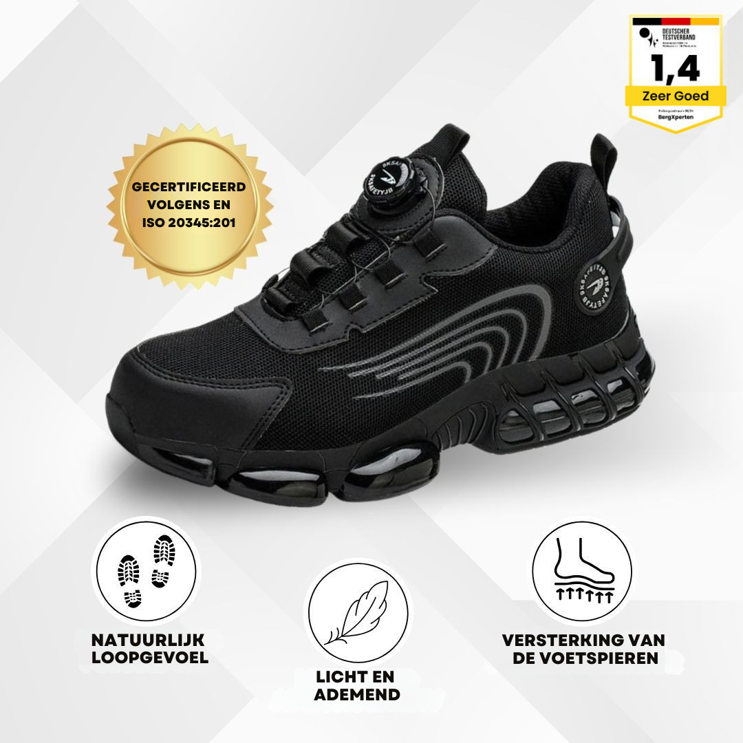 Van Veen Orthopedische S3 Veiligheids-Schoen | Anti-slip | Breed Voetbed