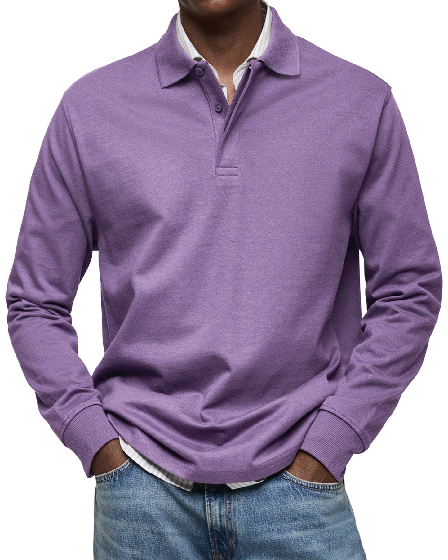 Max | Luxe lange mouwen polo