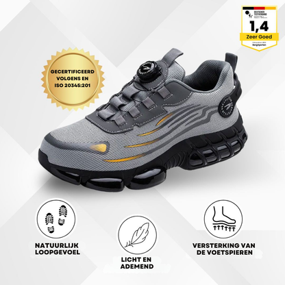 Van Veen Orthopedische S3 Veiligheids-Schoen | Anti-slip | Breed Voetbed