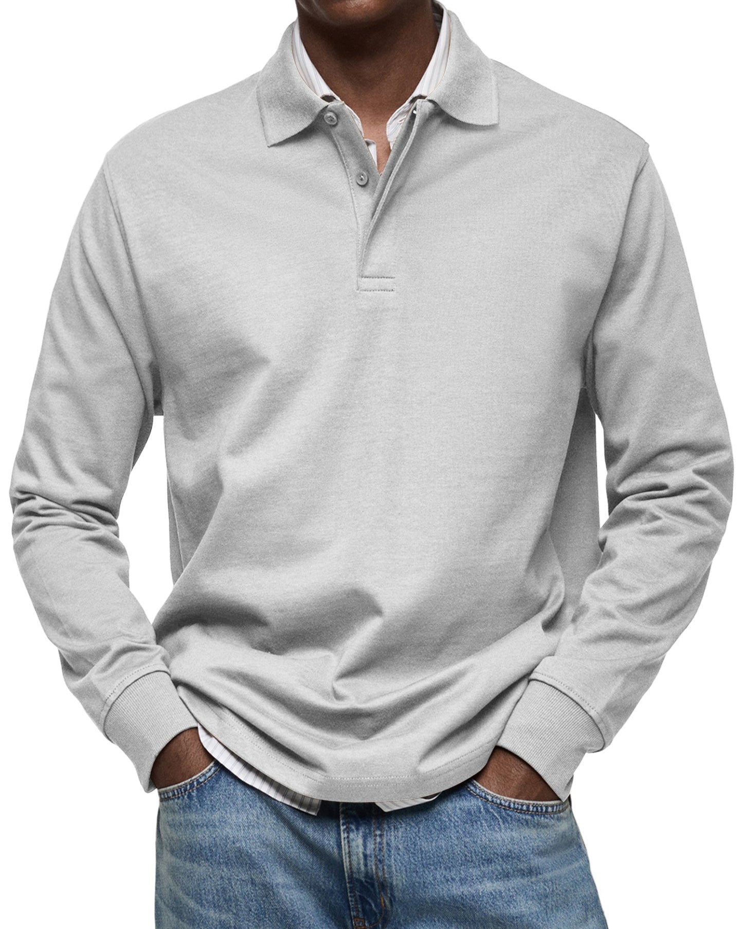 Max | Luxe lange mouwen polo