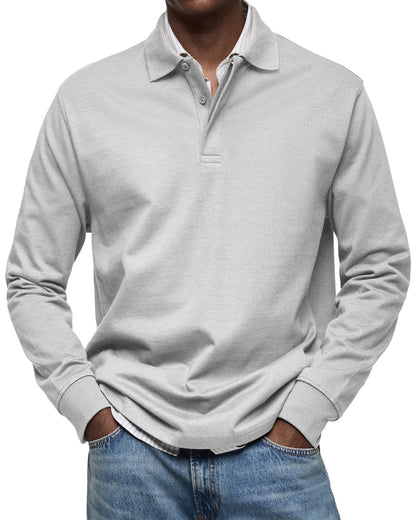 Max | Luxe lange mouwen polo