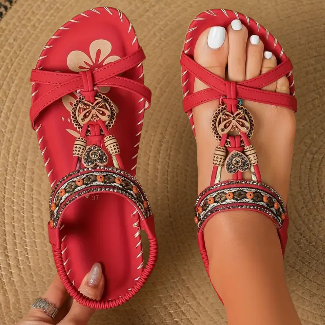 Patricia - Orthopedische sandalen voor Hielspoor, Brede Voeten & Artrose