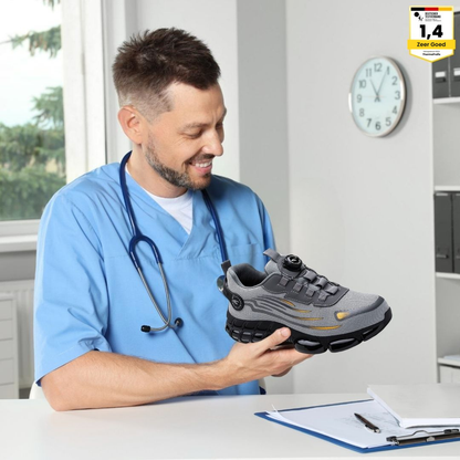 Van Veen Orthopedische S3 Veiligheids-Schoen | Anti-slip | Breed Voetbed