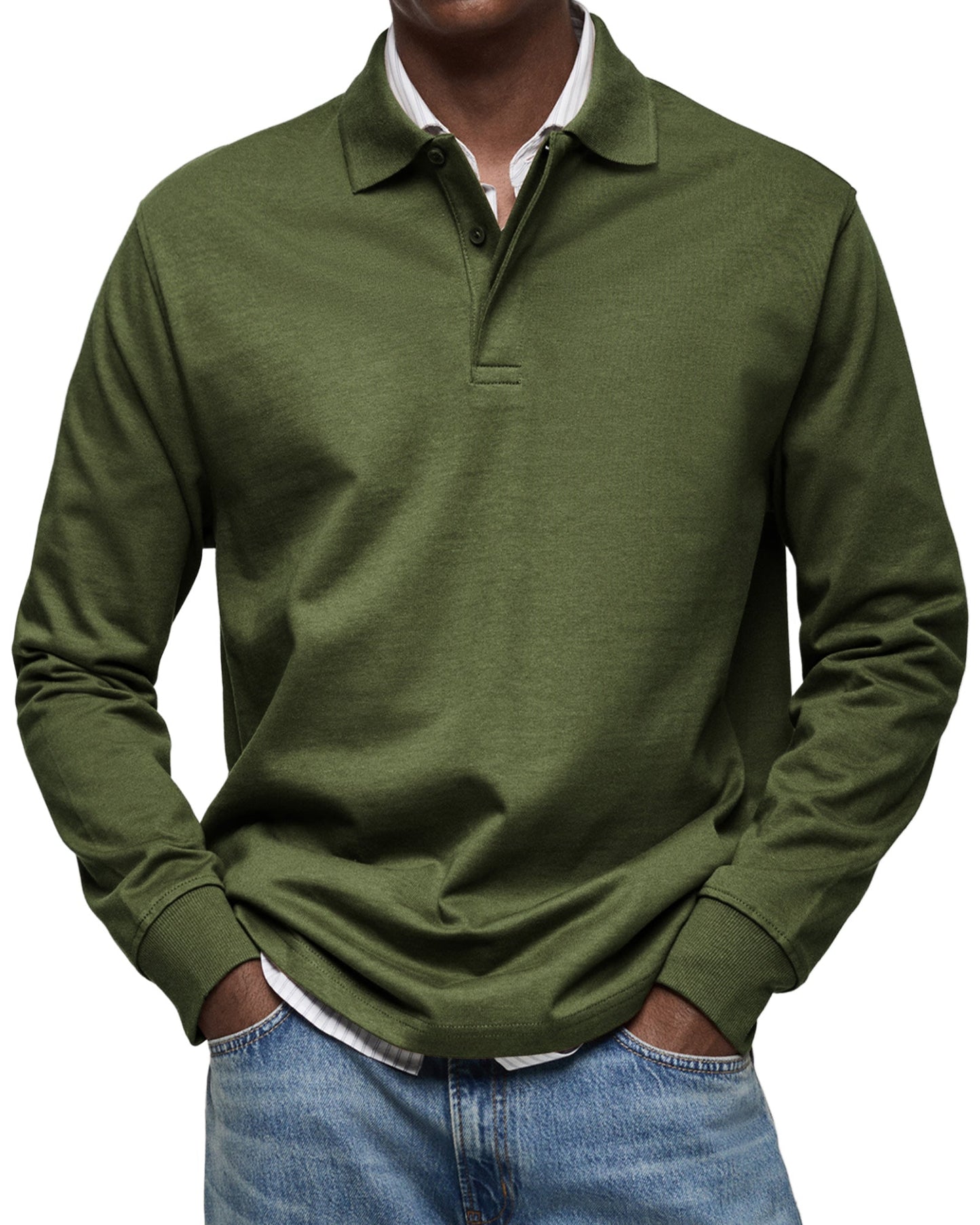 Max | Luxe lange mouwen polo