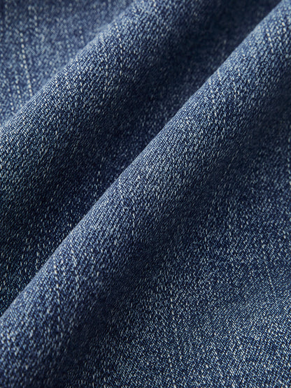 Mid-Waist Bootcut Denim Jeans