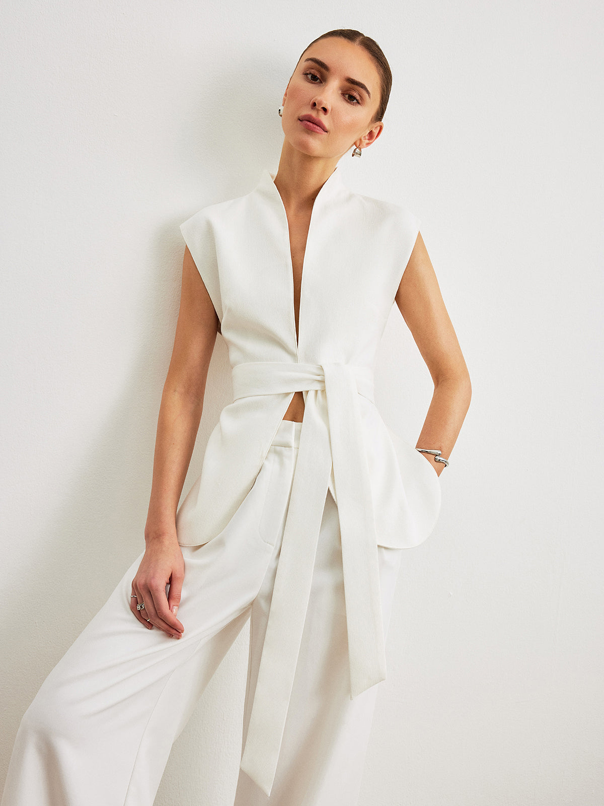 Peplum Top met Riem