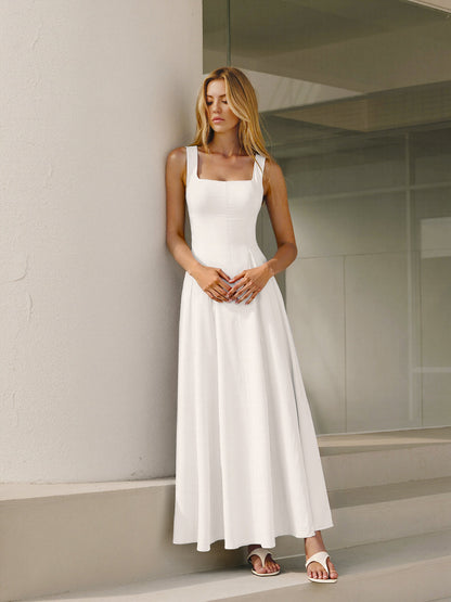 Crimson Grace Gestructureerde Midi Jurk