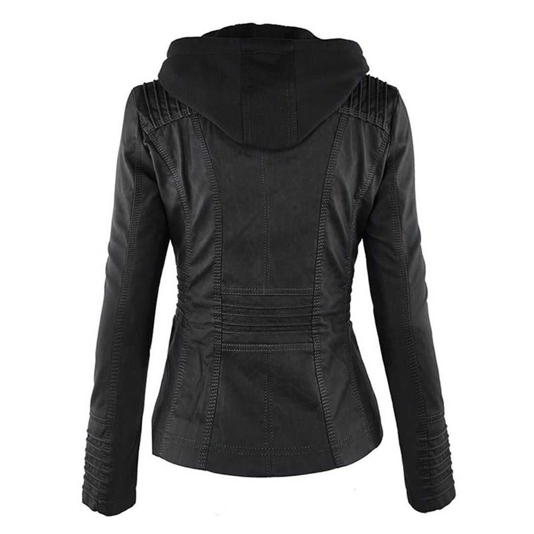 Katrine - Leren herfstjas