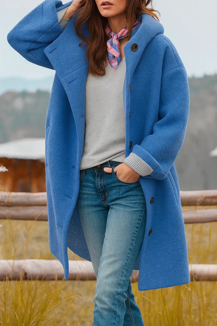 Freja – comfortabele, halflange jas