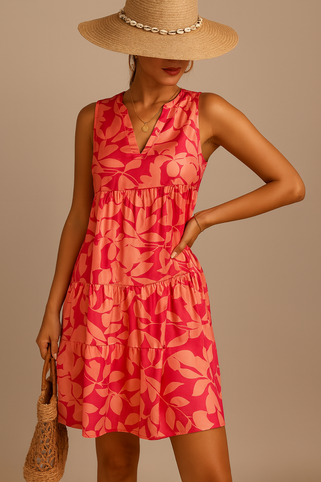 Laure – A-lijn Jurk Tropical Breeze