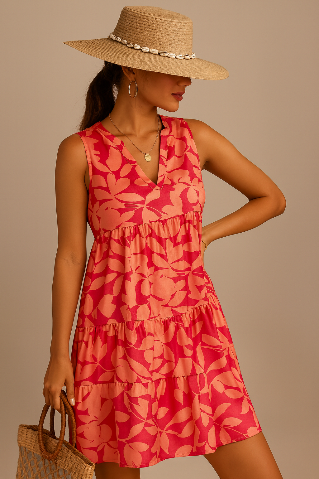 Laure – A-lijn Jurk Tropical Breeze