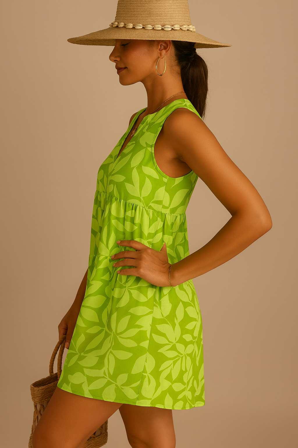 Laure – A-lijn Jurk Tropical Breeze