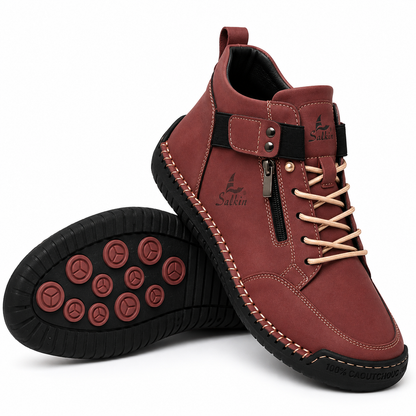 Van Veen Orthopedische Sneaker met Rits — Breed & Comfortabel