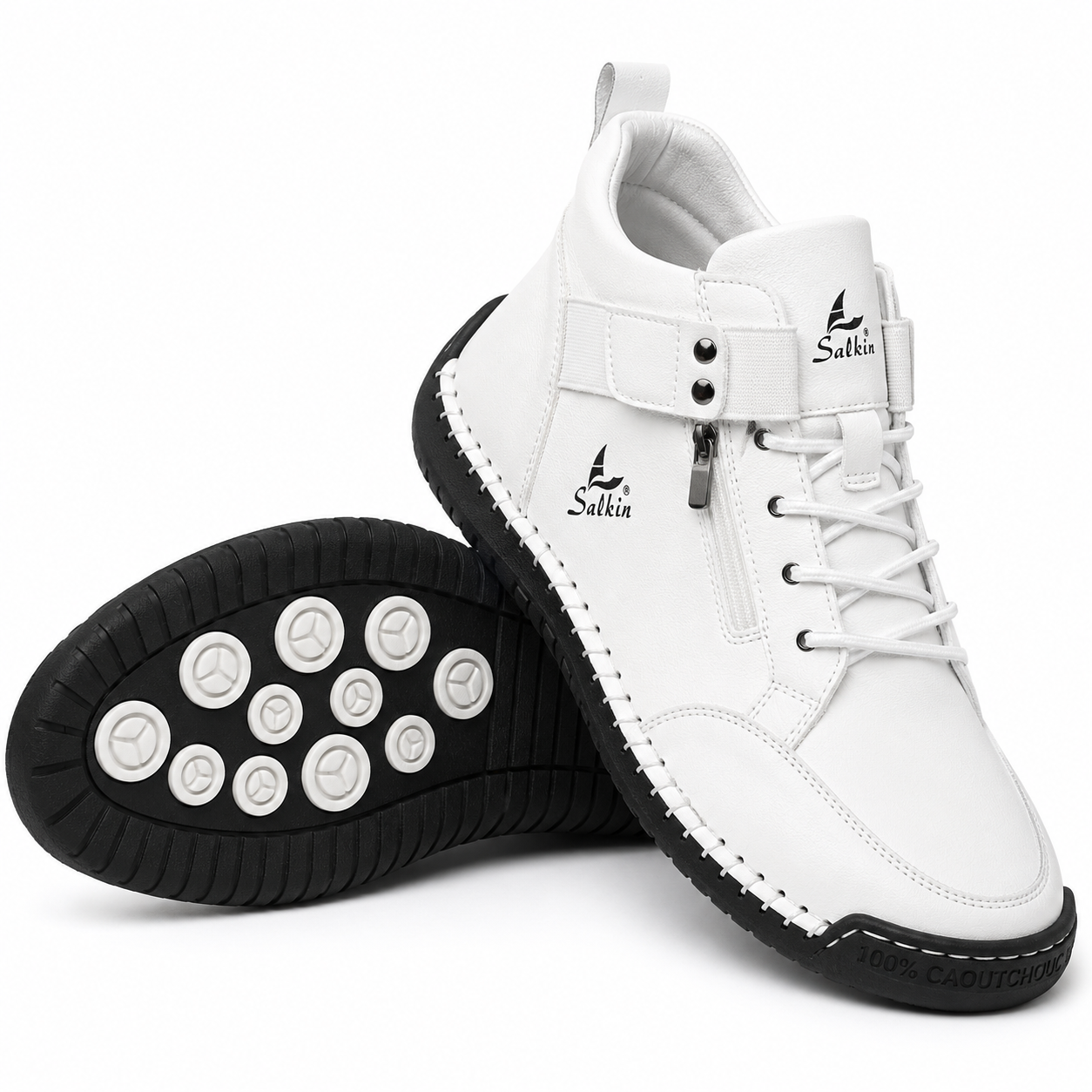 Van Veen Orthopedische Sneaker met Rits — Breed & Comfortabel