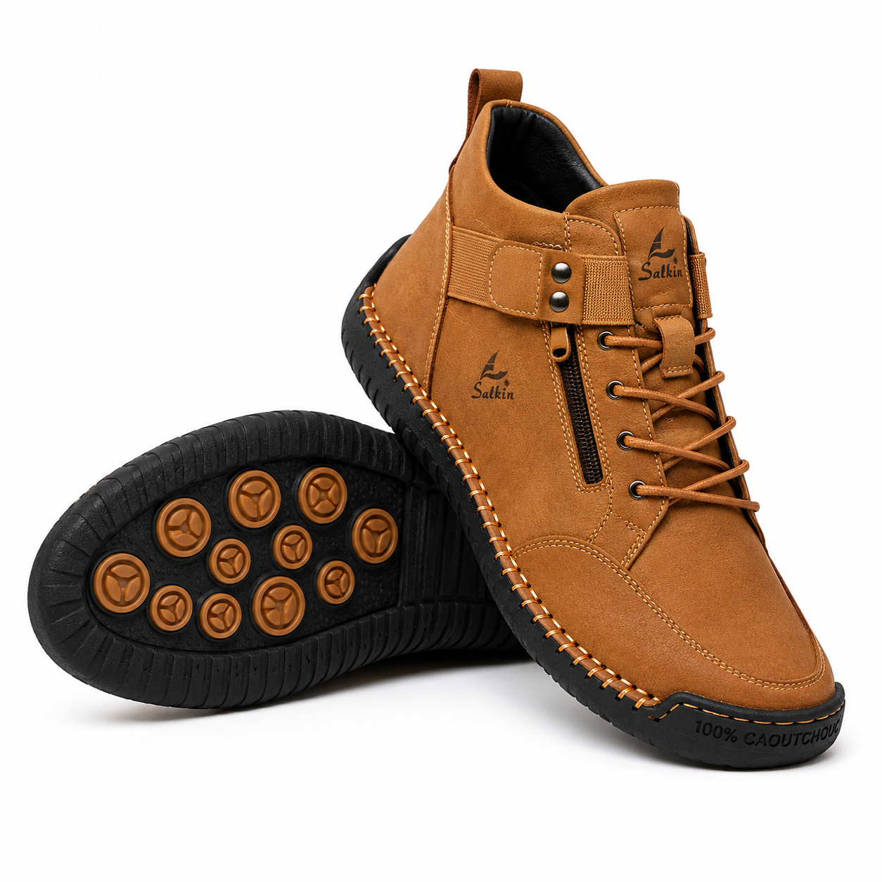 Van Veen Orthopedische Sneaker met Rits — Breed & Comfortabel