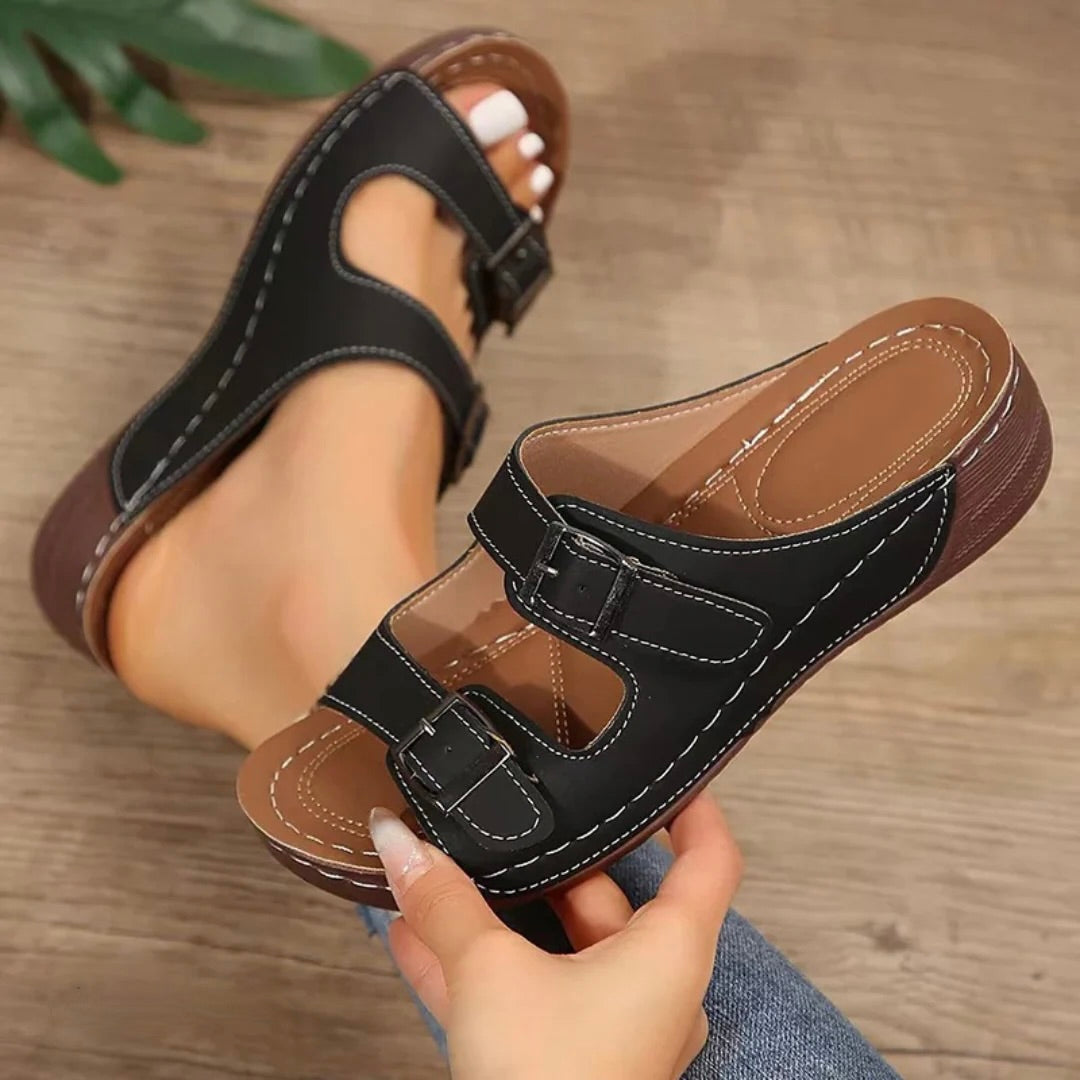 Van Veen orthopedische sandalen voor hielspoor, brede voeten & artrose"